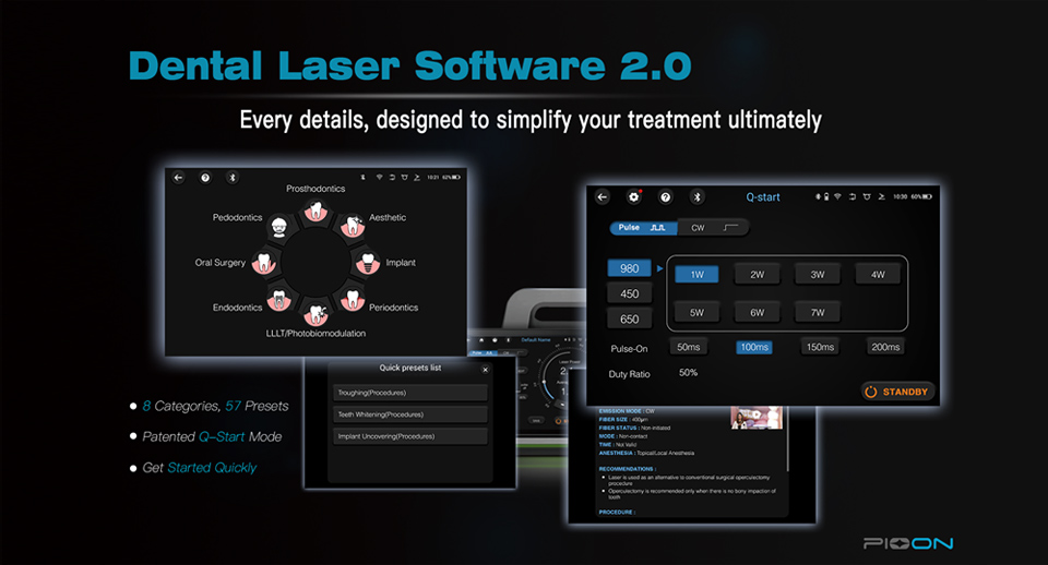 PIOON Dental Laser 2.0 Software