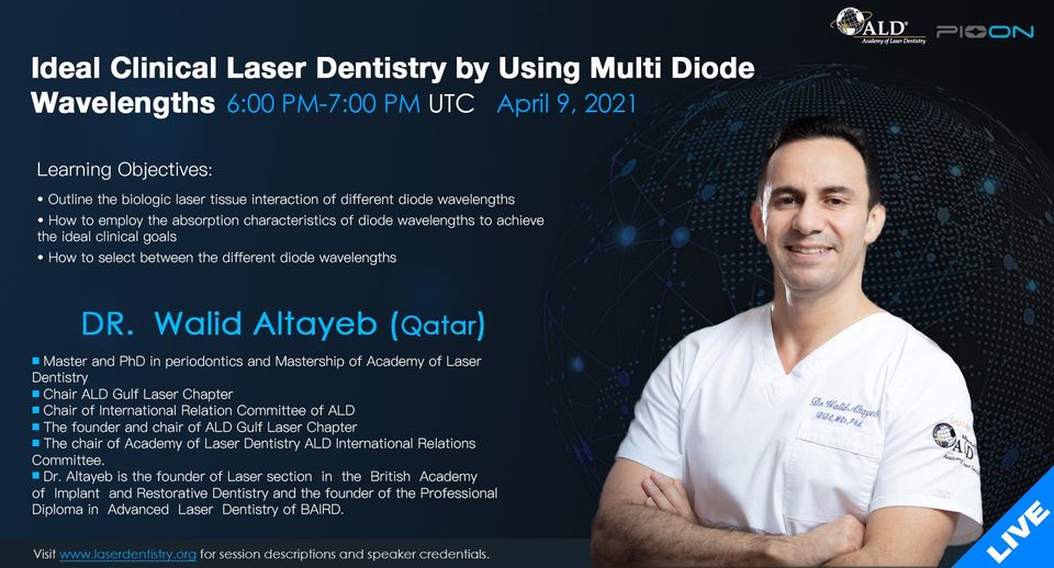 Join us online and discover the latest in Laser Dentistry!