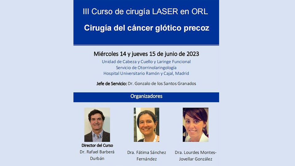 III Course on LASER surgery in #ENT------Surgery for early glottic cancer
