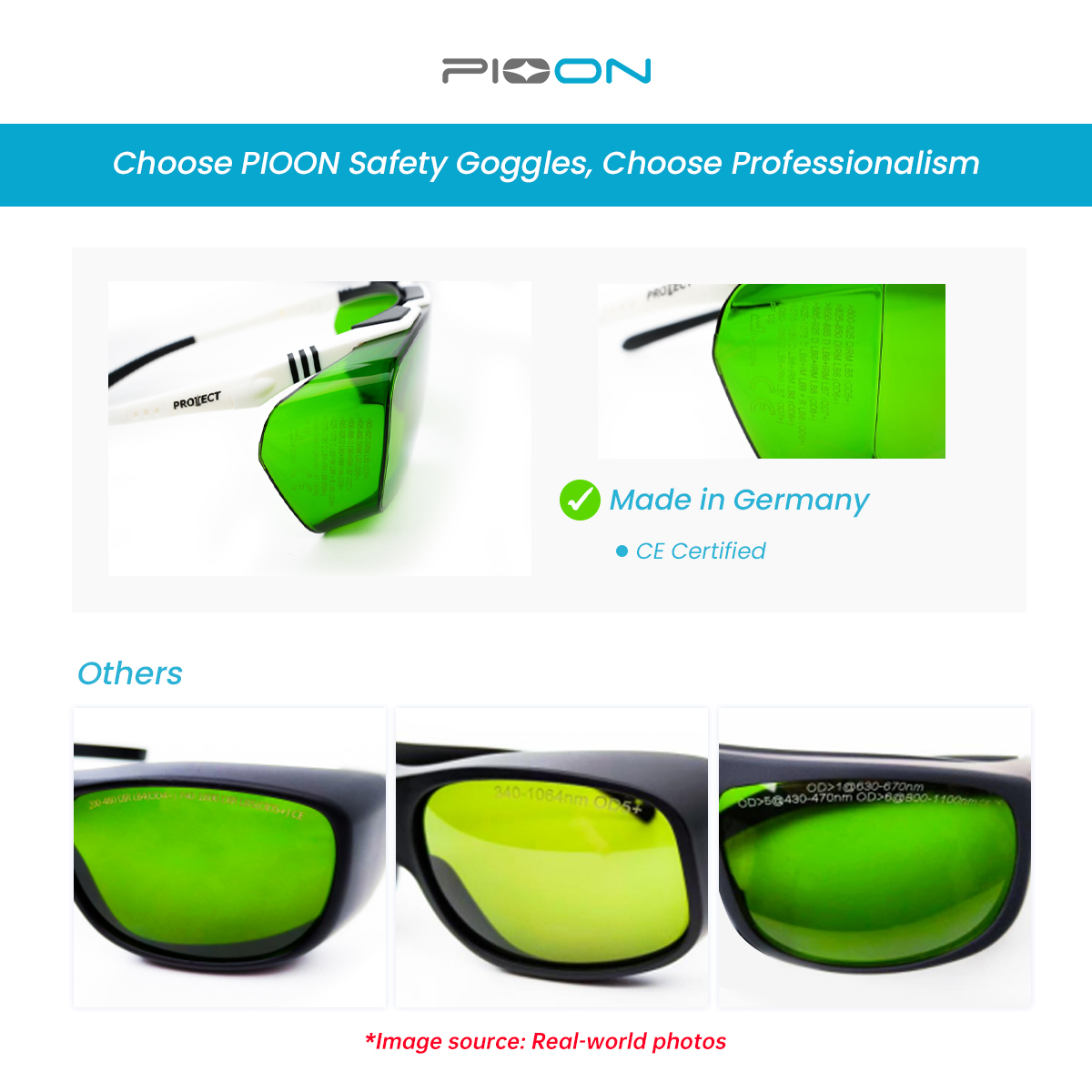 pioon laser safety goggles