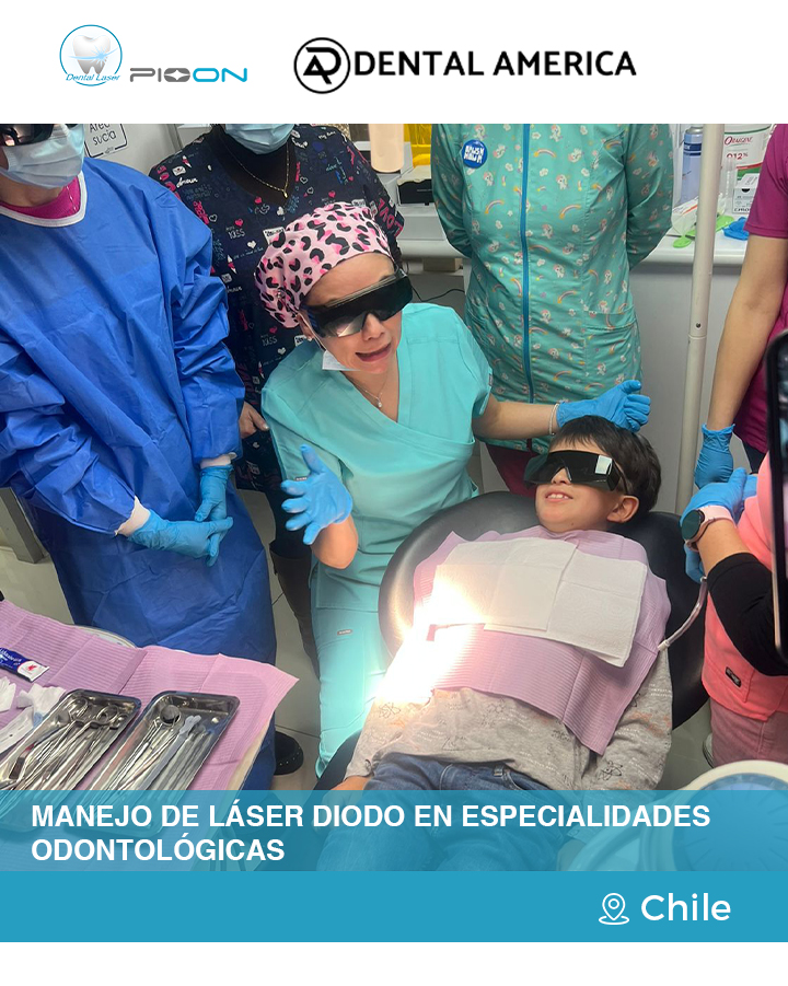 laser dentistry, diode laser training, PIOON, dental education, Chile
