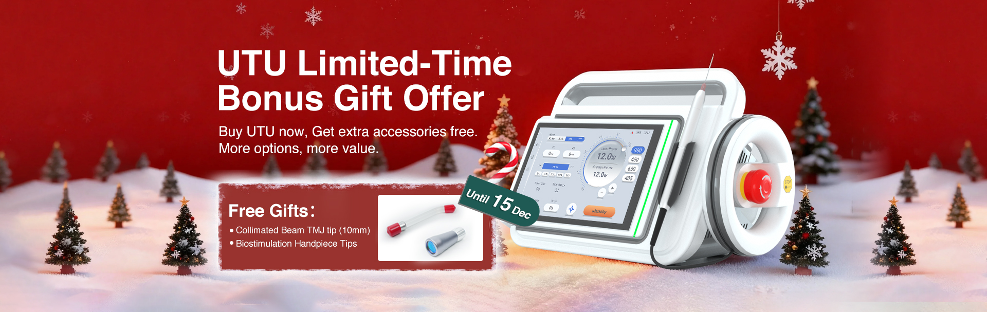 UTU The One & Only 4-Wavelength Dental Laser – Lim