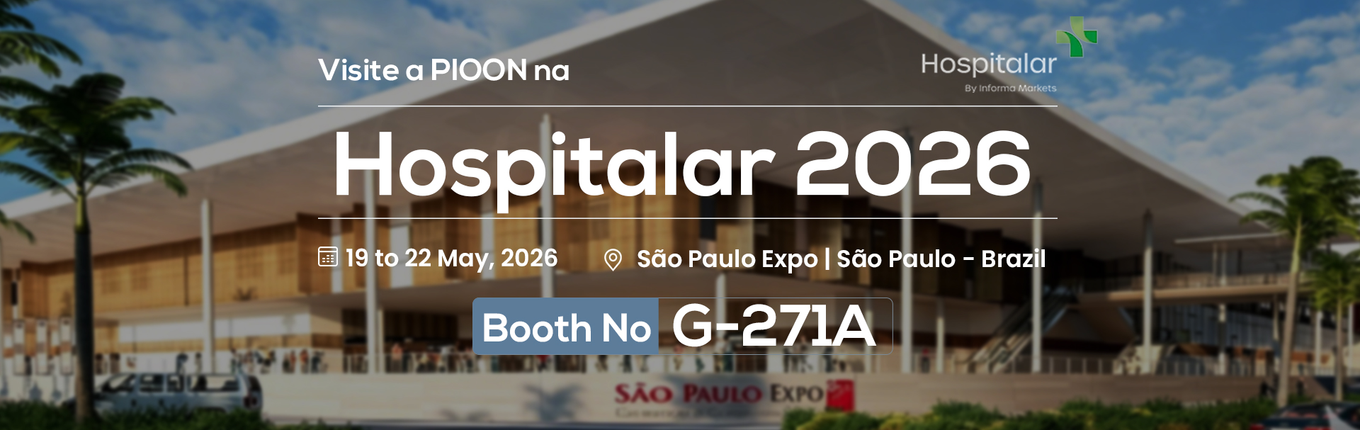 Meet PIOON at Hospitalar 2026