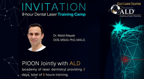 PIOON Jointly with ALD providing 2 days, total of 8hours dental LASER training Camp