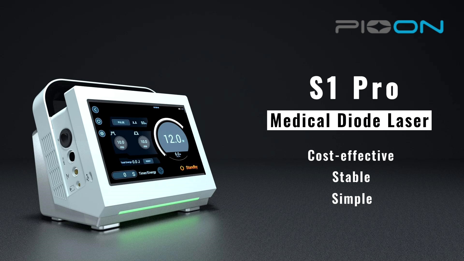 The device operation guide of S1 Pro surgical laser with 1470nm 12W