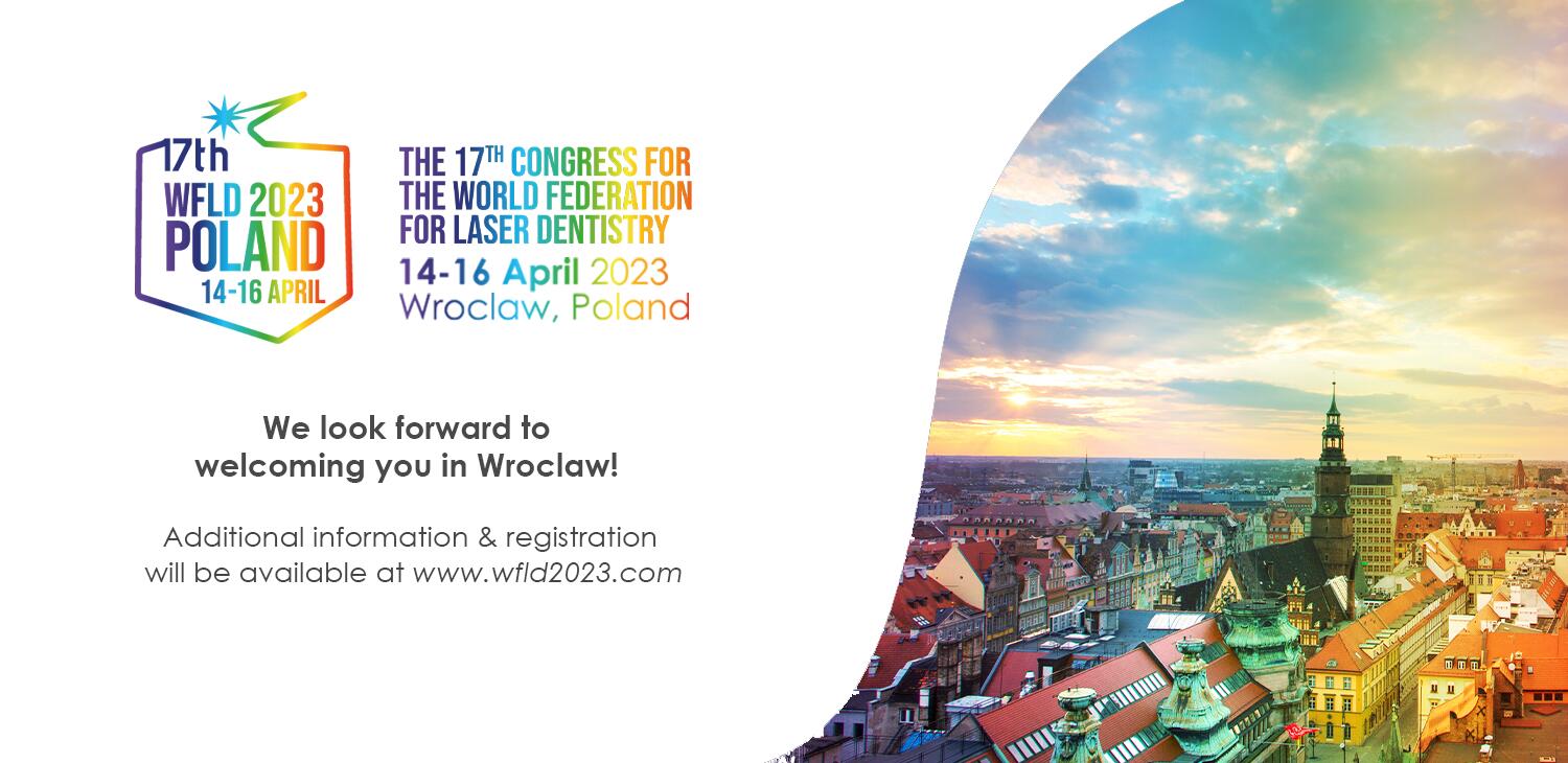 The WFLD 2023 - PIOON sponsors and participates in the world laser dentistry congress