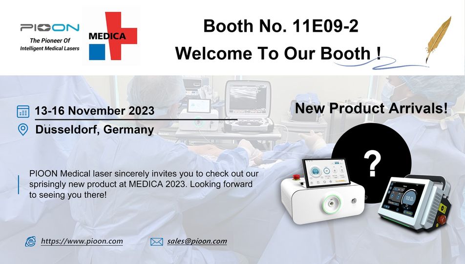 Pioon Medical Laser is excited to reveal our groundbreaking laser product at the 2023 MEDICA exhibit