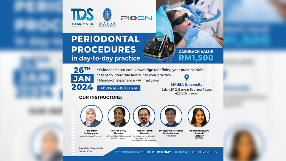 Wonderful Periodontal Laser Workshop is Waiting for You