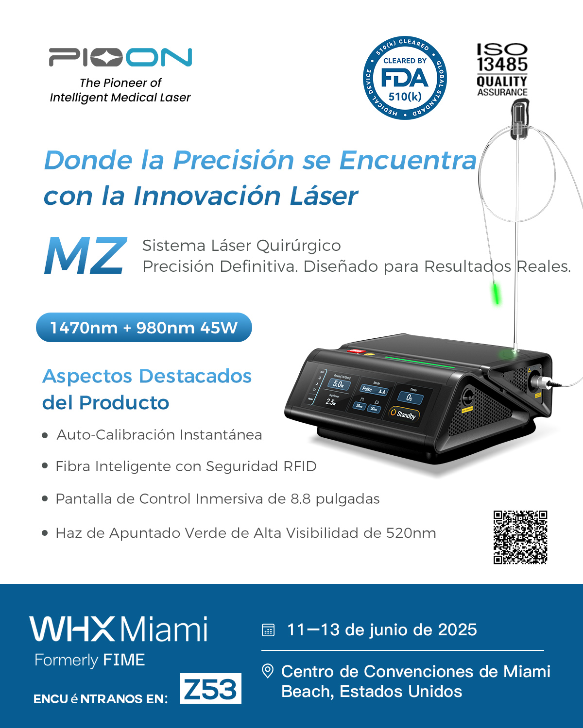 Sistema Láser Quirúrgico MZ: Precisión e Innovación en Cirugía