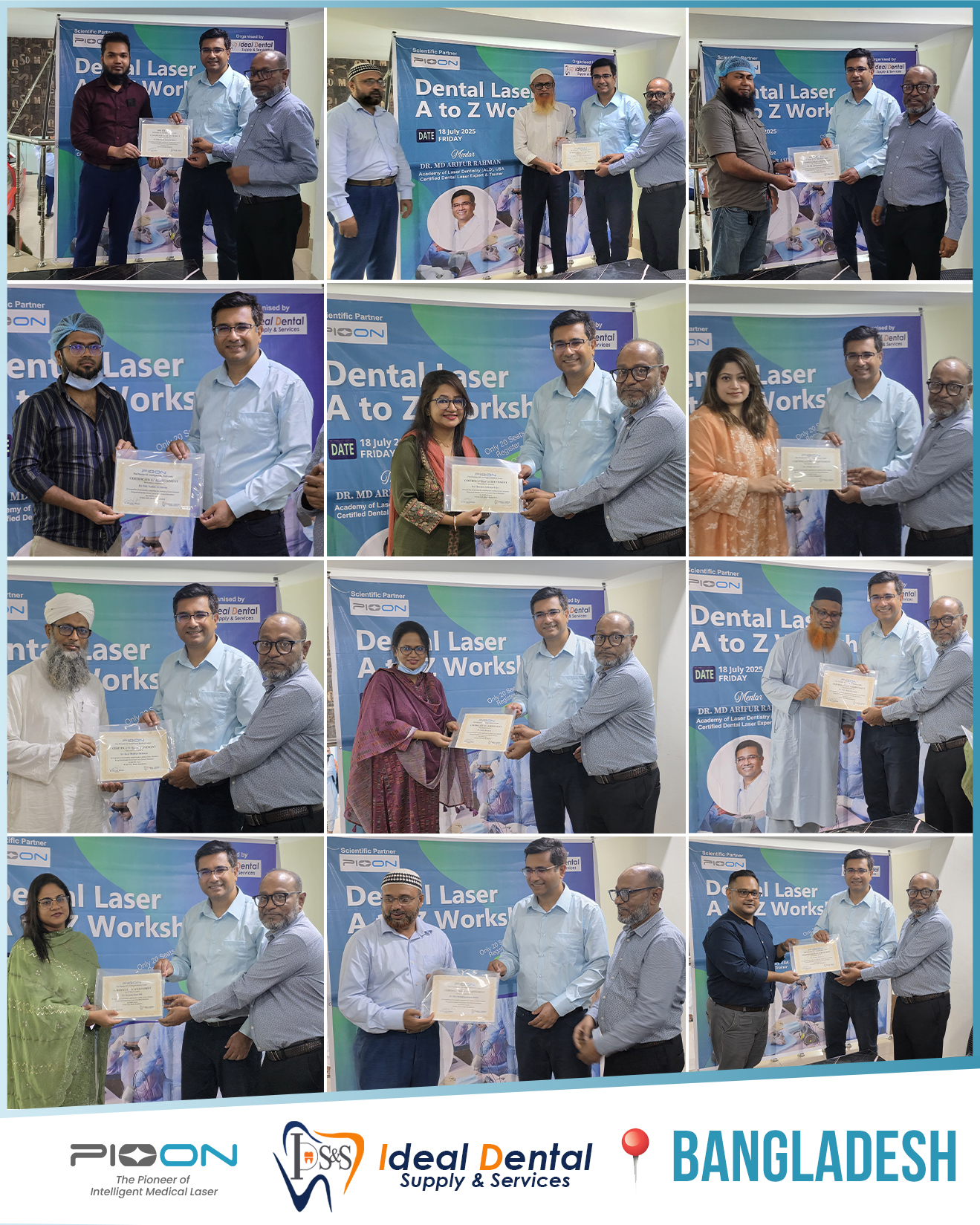 Dr. Arifur Rahman Leads Dental Laser A to Z Workshop – Dhaka, Bangladesh