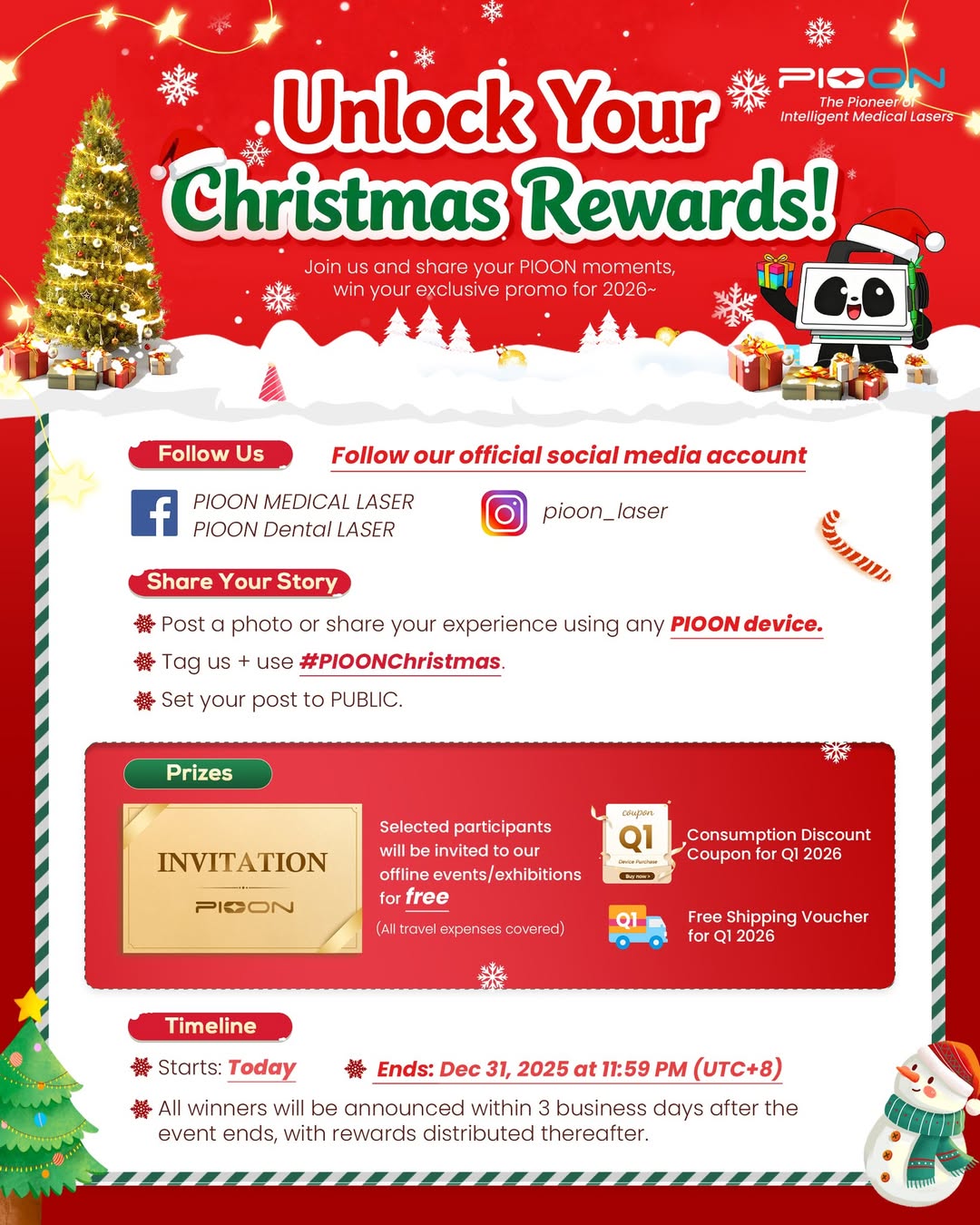 We’re celebrating the season with a special thank-you to all our amazing PIOON users!