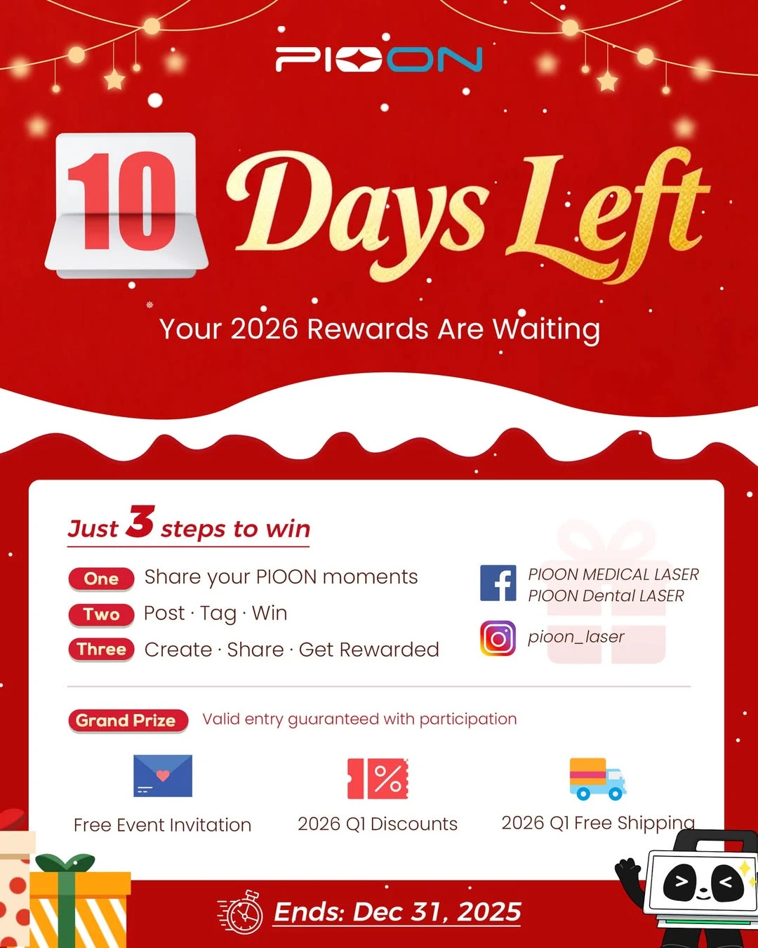 The PIOON Christmas Campaign is entering its final countdown