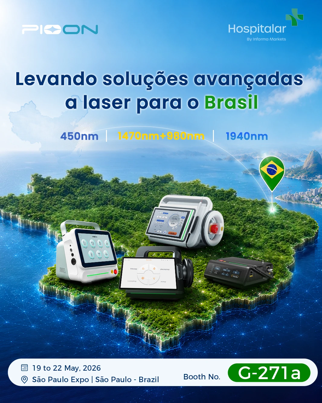 The future of medical laser technology has arrived in Brazil. 