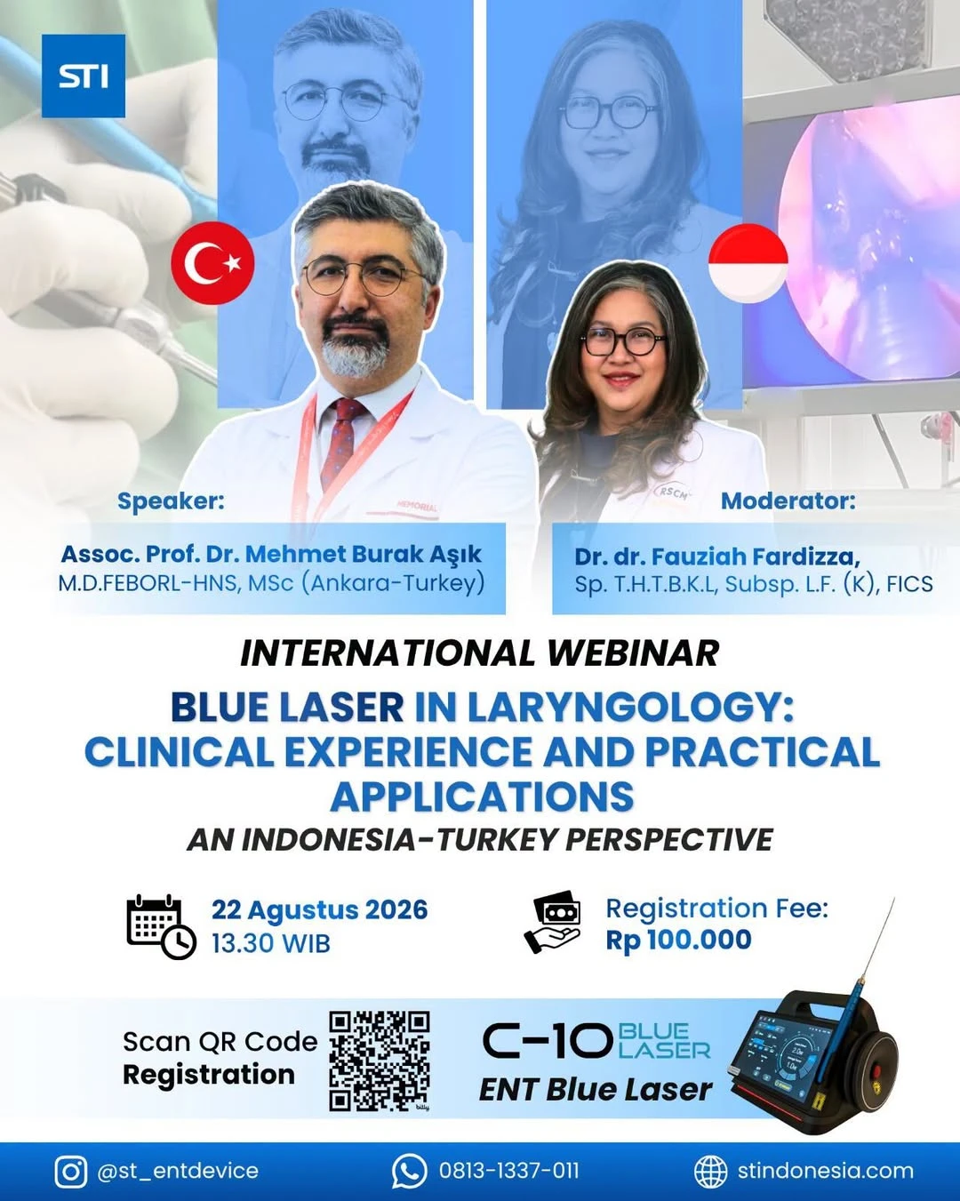Join Us for an International Webinar on Blue Laser in Laryngology!